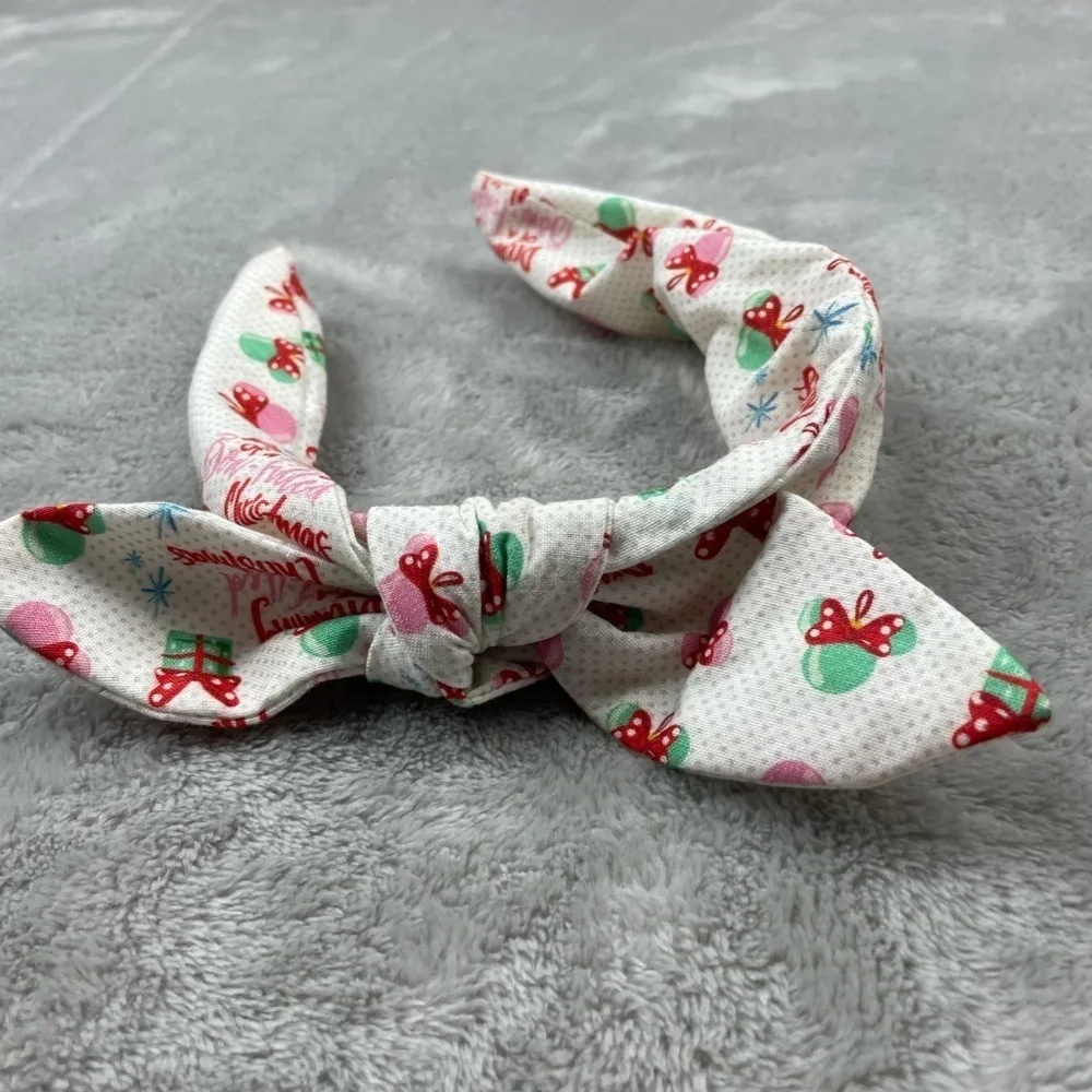 Disney Christmas Top Knot Headband Adult Size